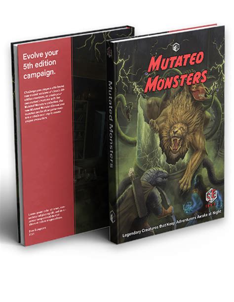 mutated monsters  dice dungeons drivethrurpgcom