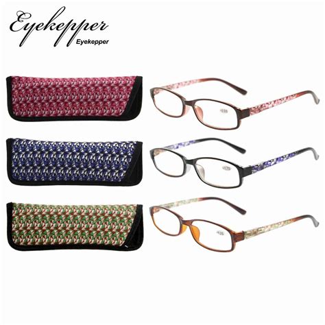 r908 mix eyekepper readers 3 pack of womens reading glasses with
