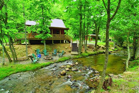 lands creek log cabins fontana guides