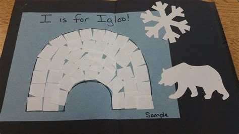 igloo craft template