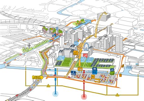 utrecht centrum  healthy urban boost cu stedenbouw illustraties