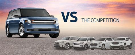 compare   ford flex   competition