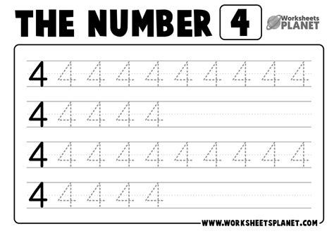 tracing numbers worksheets  kindergarten ready  print