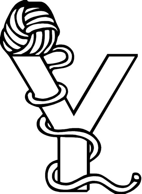 letter  alphabet coloring page