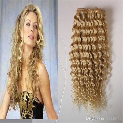 613 Bleach Blonde Afro Kinky Curly Clip In Hair 100g 4a