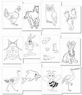 Malbuch Kinder Malvorlagen Tiere Tierbilder Tieren Kleinkinder Ausmalen Dein Motive Malbuecher Buch sketch template