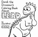 Dinosaur Coloring Derek Lead Book sketch template