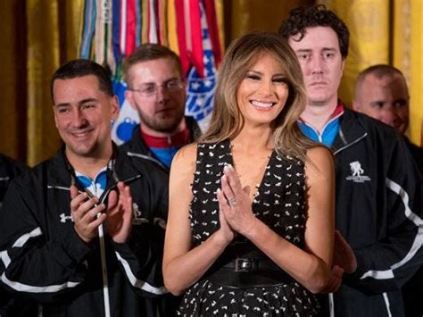 trump introduces wife melania to national audience predicts victory