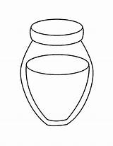 Coloring Honey Pages Jar Trending Days Last sketch template