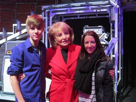 Justin And His Mom With Barbara Walters Justin Bieber Photo 18706361
