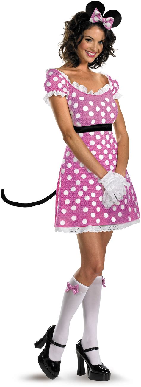 Sexy Pink Minnie Mouse Adult Womens Costume Au