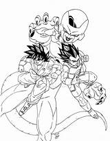 Coloring Goku Pages Vs Frieza Dragon Ball Resurrection Golden Getcolorings Inks Special Deviantart Printable Getdrawings sketch template