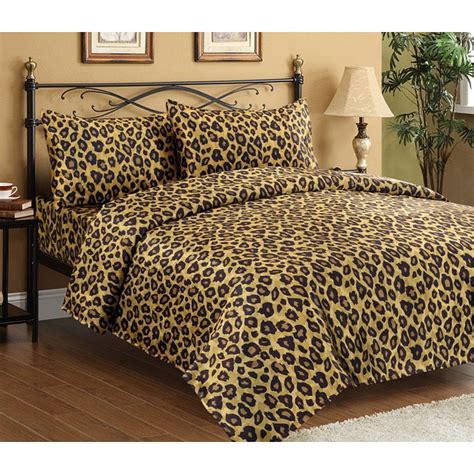 satin queen size leopard sheet set  shipping  orders
