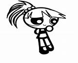 Powerpuff Coloring Pages Girls Girl Printable Kids sketch template