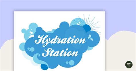 hydration station printable