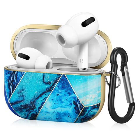 hard protective case cover  apple airpods pro  gen cute stylish cover  carabiner clip