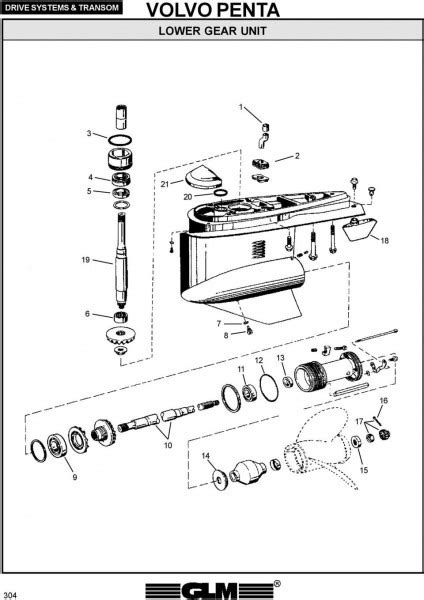 volvo penta sx outdrive parts diagram