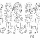 Lego Friends Coloring Pages Printable Getcolorings sketch template
