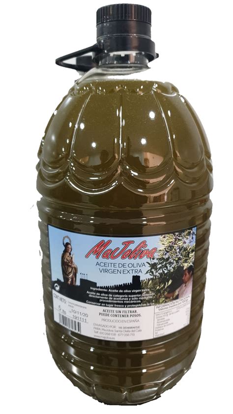 aceite de oliva virgen extra de calidad superior garrafa