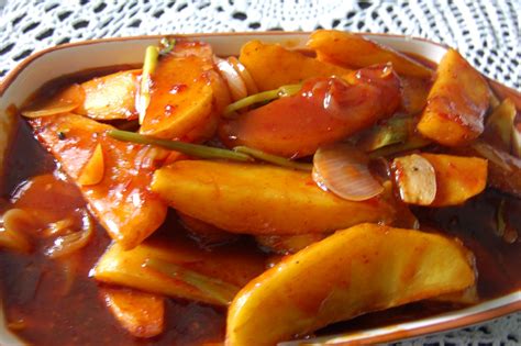 sajian dapur bonda kentang goreng pedas