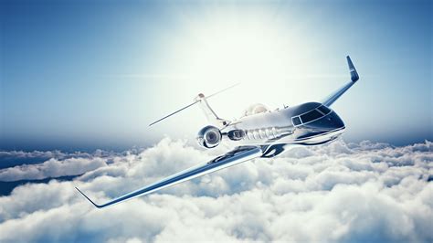 wallpaper airplane passenger airplanes learjet  flight