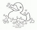 Duck Coloring Pages Rubber Ducks Printable Kids Feet Ducky Soap Drawing Washes Jesus Color Colouring Print Baby September Dulemba Duckie sketch template