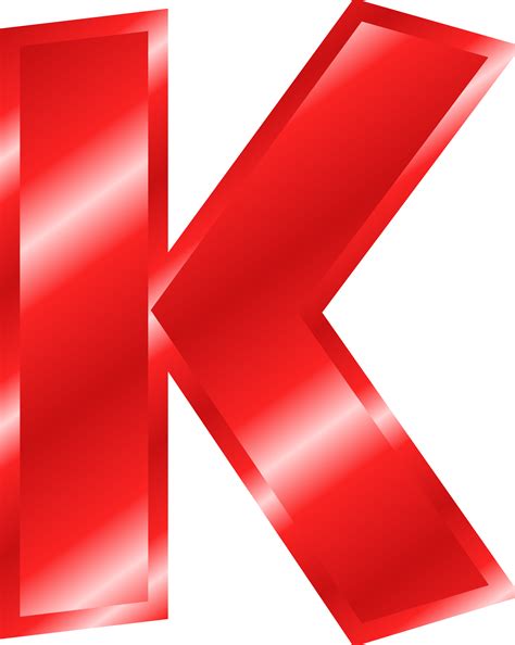 clipart effect letters alphabet red