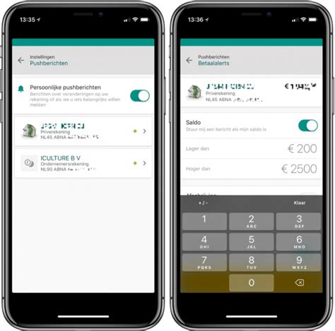 abn amro betaalalerts stuurt een melding bij wijzigingen op je rekening