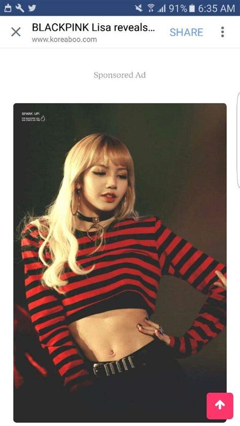blackpink lisa reveals her sexy toned abs at latest