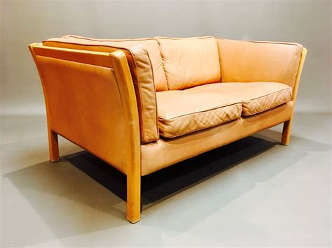 Vintage Danish 2 Seater Sofa In Leather By Stouby Design Market