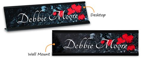 picture nameplates creative desk  plates  desk signs