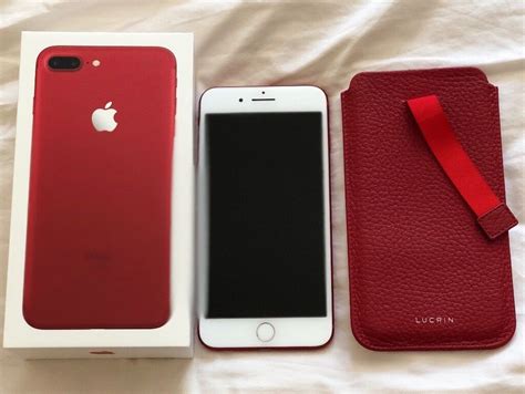 Iphone 7 Plus Product Red 256gb Unlocked Sim Free In Excellent