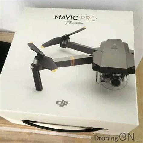dji mavic pro platinum edition  specification leaked droningon