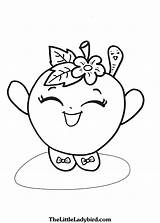 Shopkin Coloring Pages Getdrawings sketch template