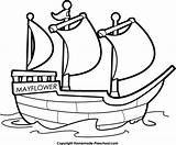 Clip Ship Clipart Mayflower Boat Coloring Cliparts Sailing Wikiclipart Clipartfest Pages Thanksgiving Vector Library Clipartix These Pilgrims Silhouttee Kids Search sketch template