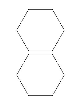 hexagon pattern shape templates templates printable
