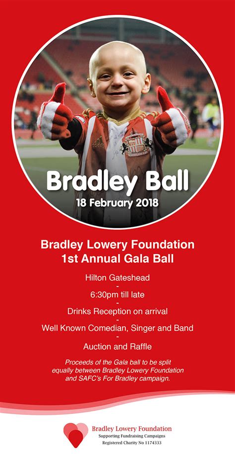 bradley lowery first annual gala ball bradley lowery foundation