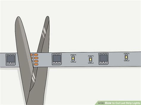 cut led strip lights  pictures wikihow