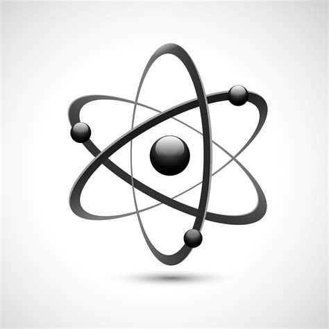 atom logo symbol   vector art  vecteezy