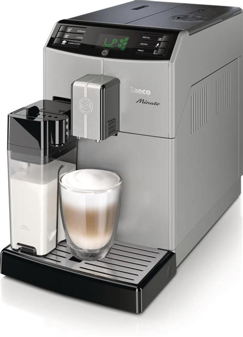 bolcom saeco minuto hd volautomaat espressomachine zilver