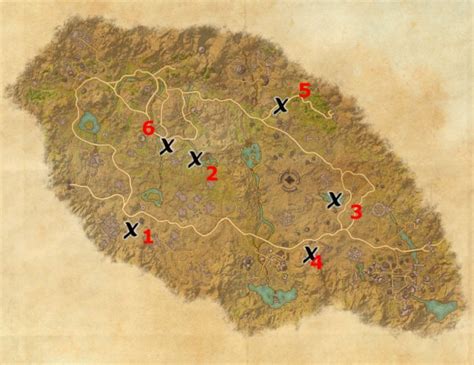 craglorn treasure map locations elder scrolls  guides