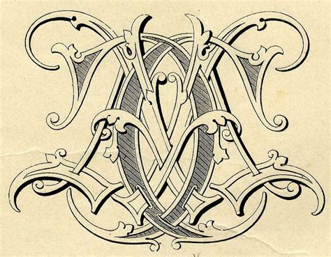 monogram sketches