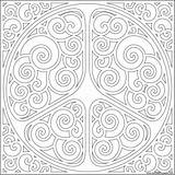 Peace Coloring Swirled Doodling Transparent Larger Version sketch template