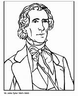 John Tyler Coloring Pages President Biography Perry Patriotic Presidents Facts Printables Usa Go Sketch Printing Help Print Next Back Printable sketch template