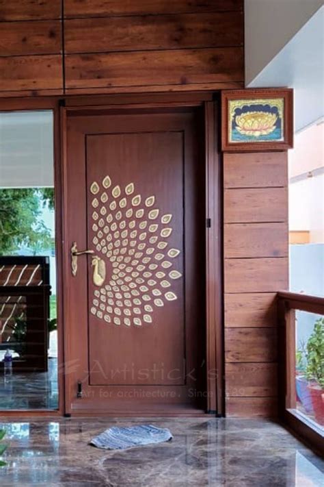 entrance door  indian home   house front door design wooden front door design