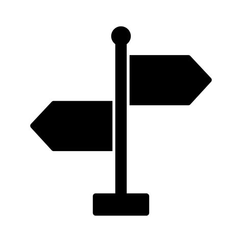 direction vector icon  vector art  vecteezy