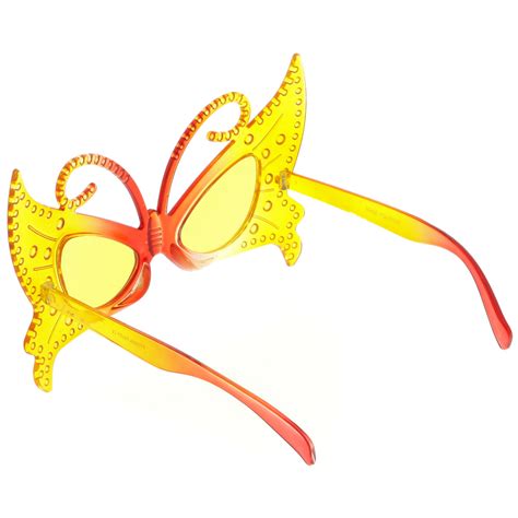 novelty costume party gradient colored fairy butterfly glasses 42mm