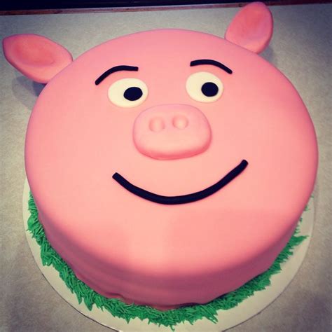 fondant pig cake cake kids cake pig cake