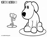 Pocoyo Coloring Pages Loula Printable Adults Kids sketch template