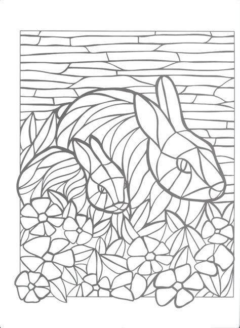 mosaic coloring pages  adults  getdrawings